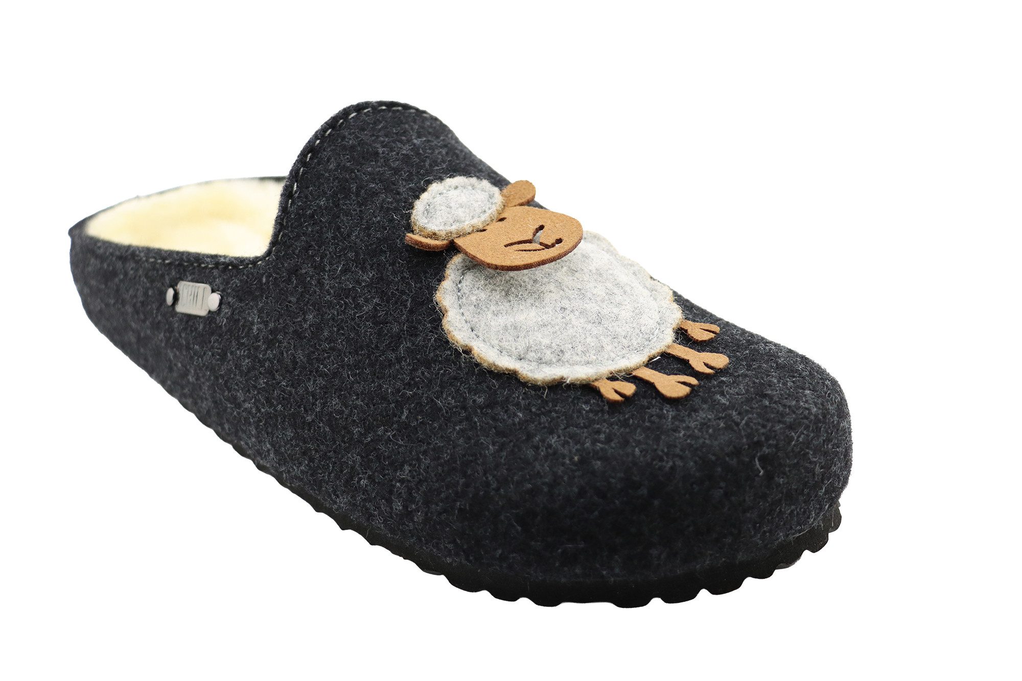 SUPERSOFT Tiefußbett Filz Hausschuh