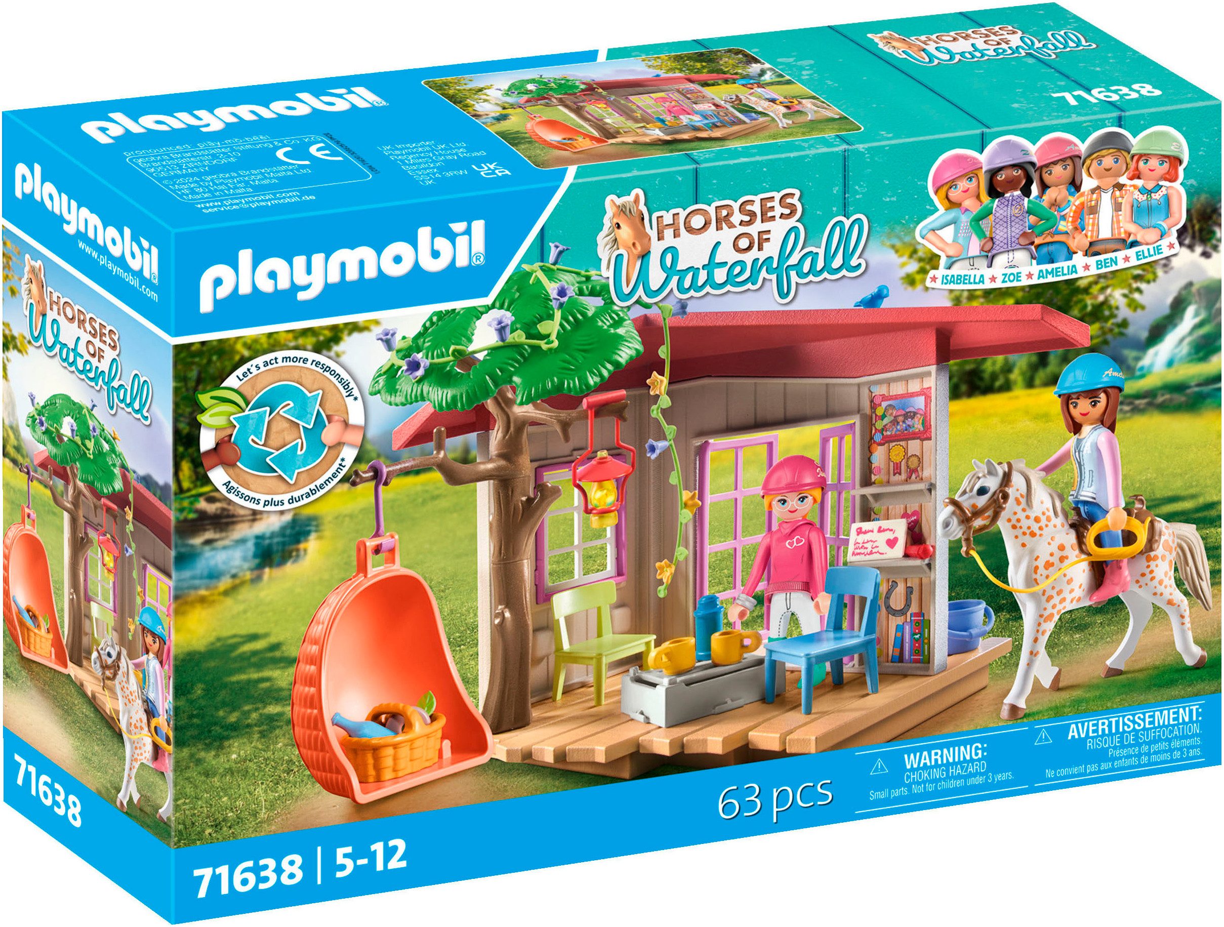 Playmobil® Geheimes Clubhaus für Pferdefans (71638), Horses of Waterfall Ko günstig online kaufen