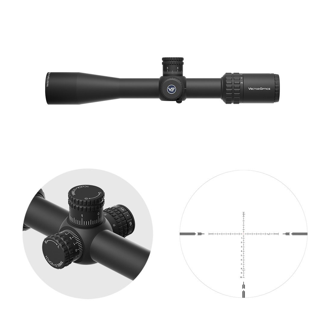 Vector Optics Vector Optics SCFF-49 Orion MAX 3-18x44FFP HD Zielfernrohr (Ideal für Jagd, Sport und Airsoft)