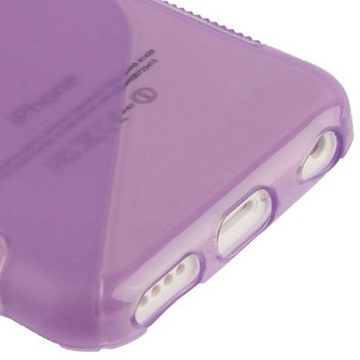 König Design Handyhülle Apple iPhone 5c, Apple iPhone 5c Handyhülle Backcover Violett