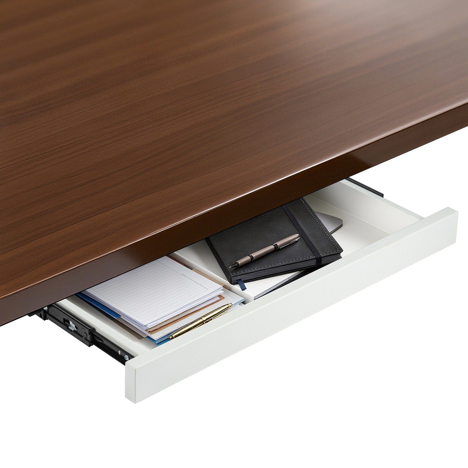 Youyijia Schubladenbox Untertisch-Schublade aus Metall – Verstecktes Aufbewahrungsfach