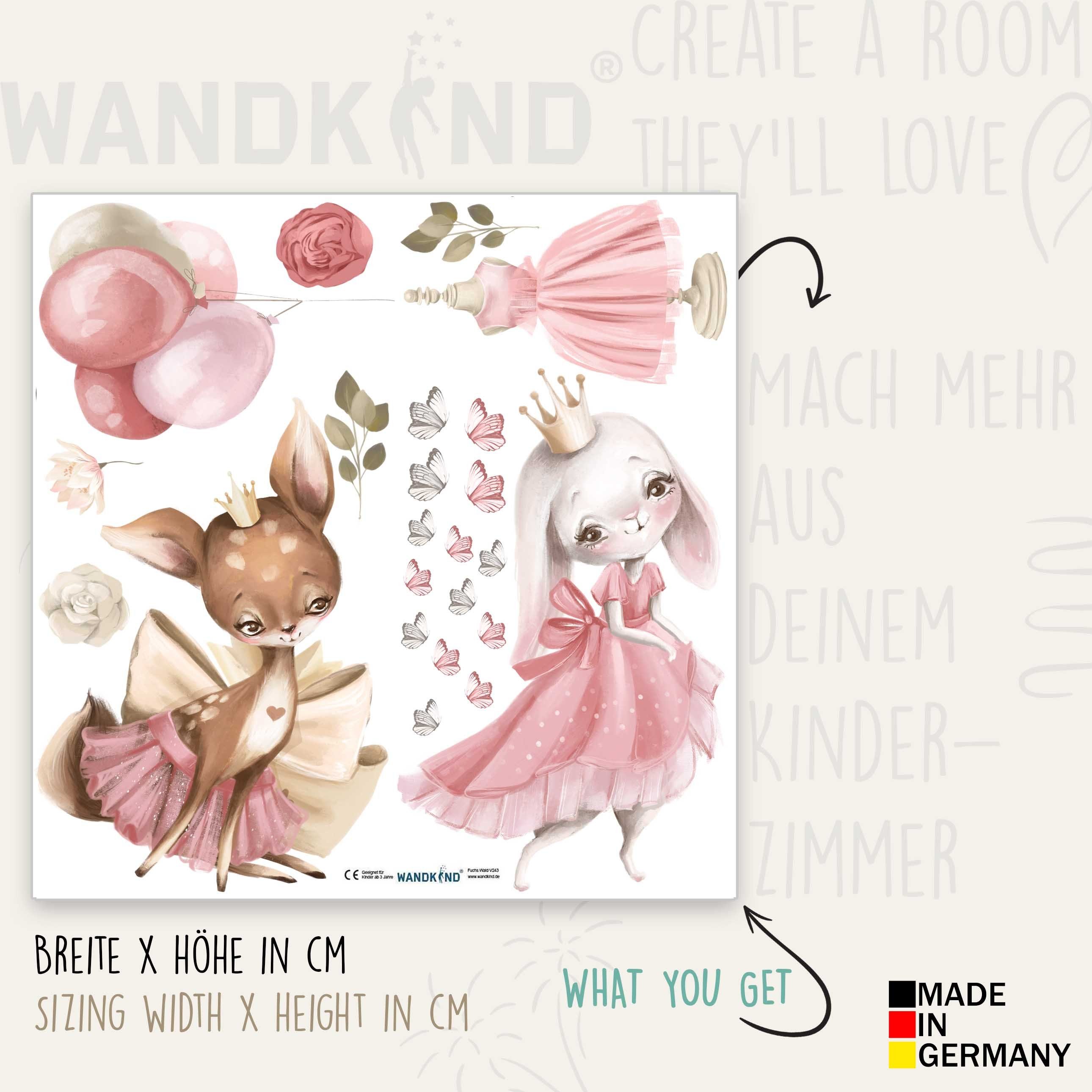 WANDKIND Wandtattoo Prinzessin Hase V385 (Prinzessin), günstig online kaufen