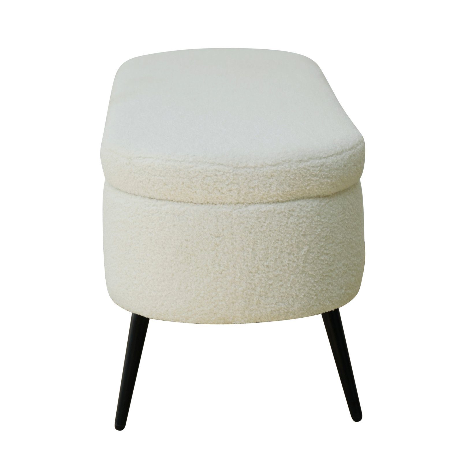 SVITA Sitzbank IVY, mit Stauraum, Ottomane, Hocker, Teddybezug, Weiß günstig online kaufen