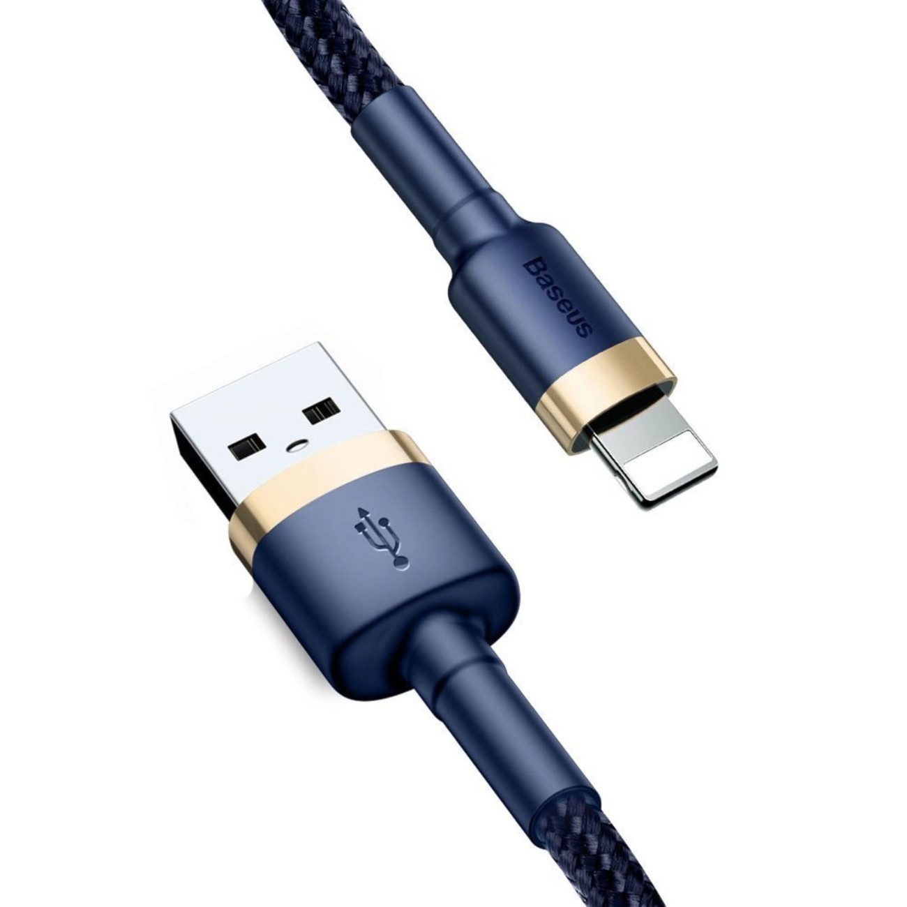 Baseus Cafule USB-Kabel, USB-A, Lightning, Lightning (200 cm), 2 m Länge, SR-Schutz, 1,5 A Schnellladung, robustes Nylongeflecht