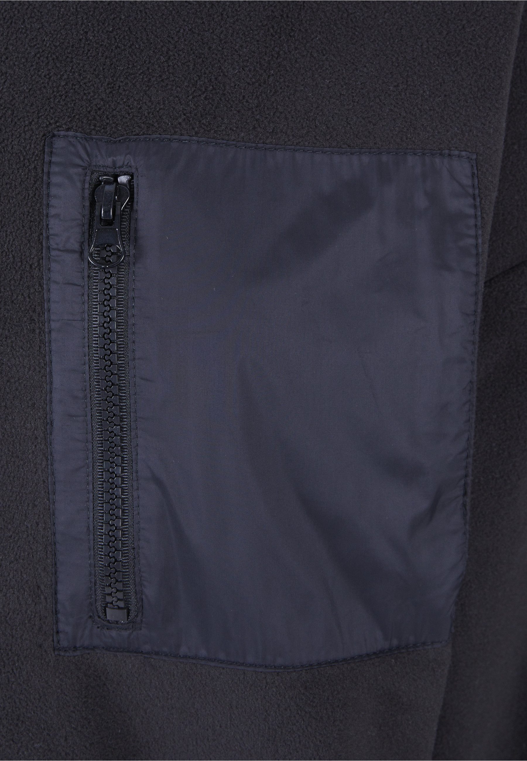 URBAN CLASSICS Sweater Urban Classics Damen Ladies Polar Fleece Troyer