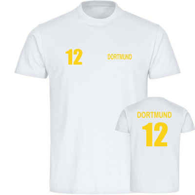 multifanshop T-Shirt Kinder Dortmund - Trikot 12 - Boy Girl