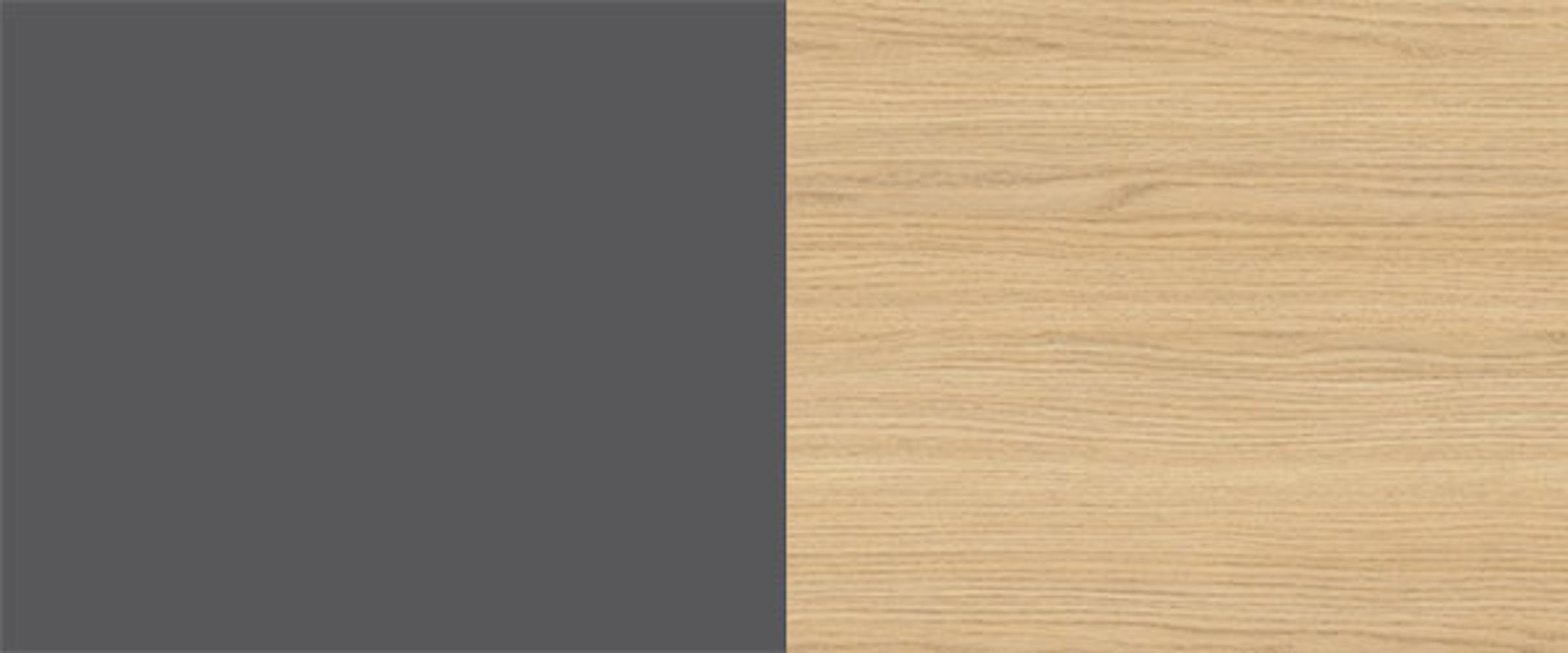 Feldmann-Wohnen Spülenunterschrank Arezzo (1-St) 60x50x82cm grifflos lava - Vicenca Eiche (AZ-D1ZA/60)