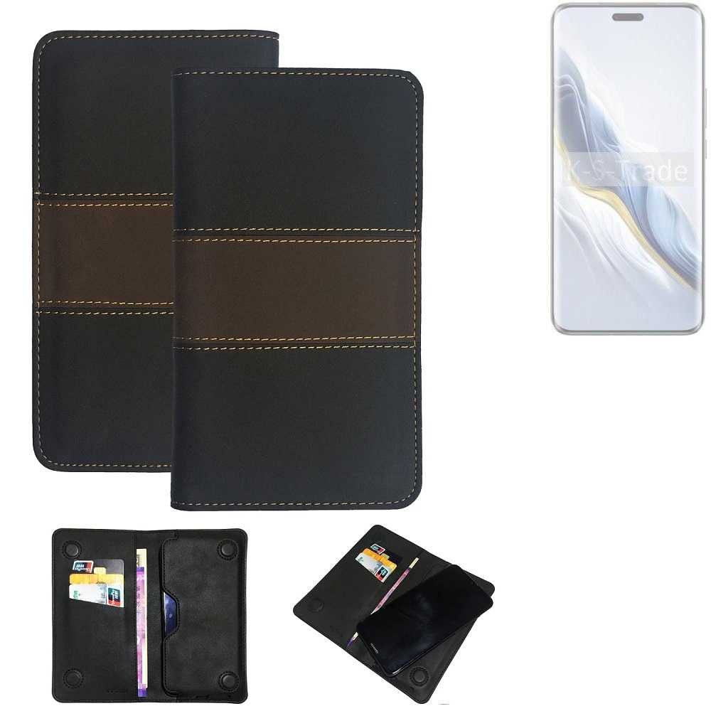 K-S-Trade Handyhülle für Honor Magic6 Pro, Hülle Handyhülle Schutzhülle Walletcase Bookstyle Tasche Schutz