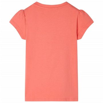 vidaXL T-Shirt Kinder-T-Shirt mit Flügelärmeln Korallenrosa 104