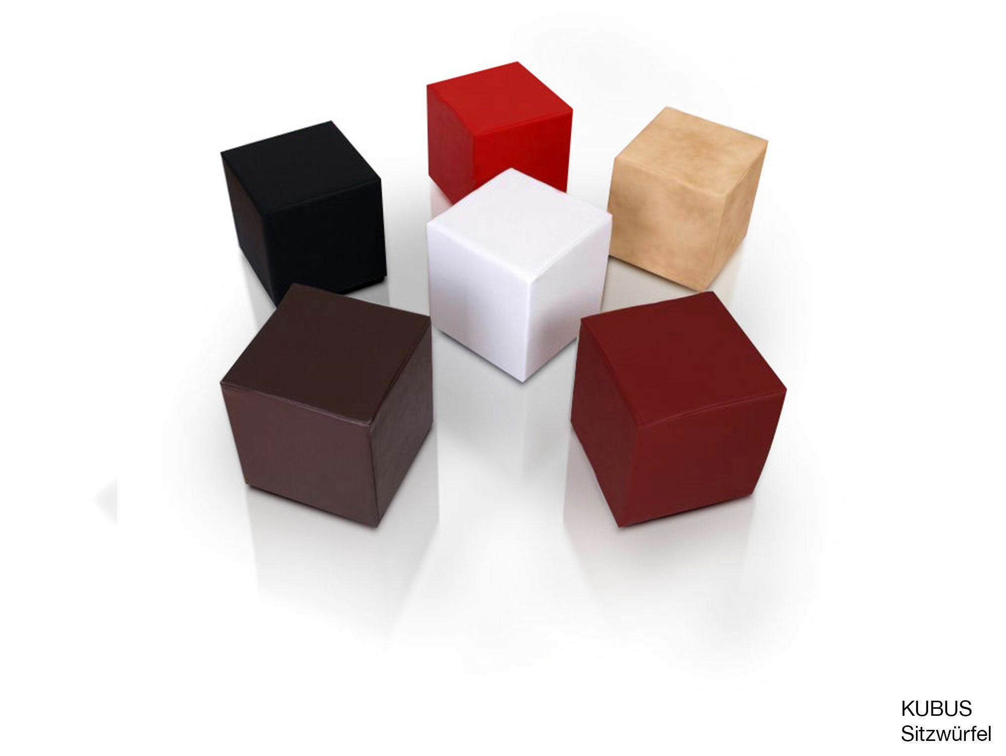 Sessel KUBUS Sitzwürfel 39x34x34 cm, KUBUS günstig online kaufen