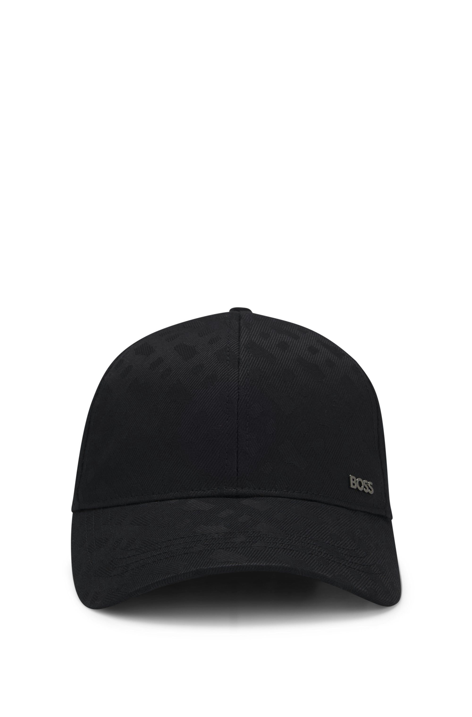 BOSS Baseball Cap Zed-M mit Logoschriftzug, tonales Muster