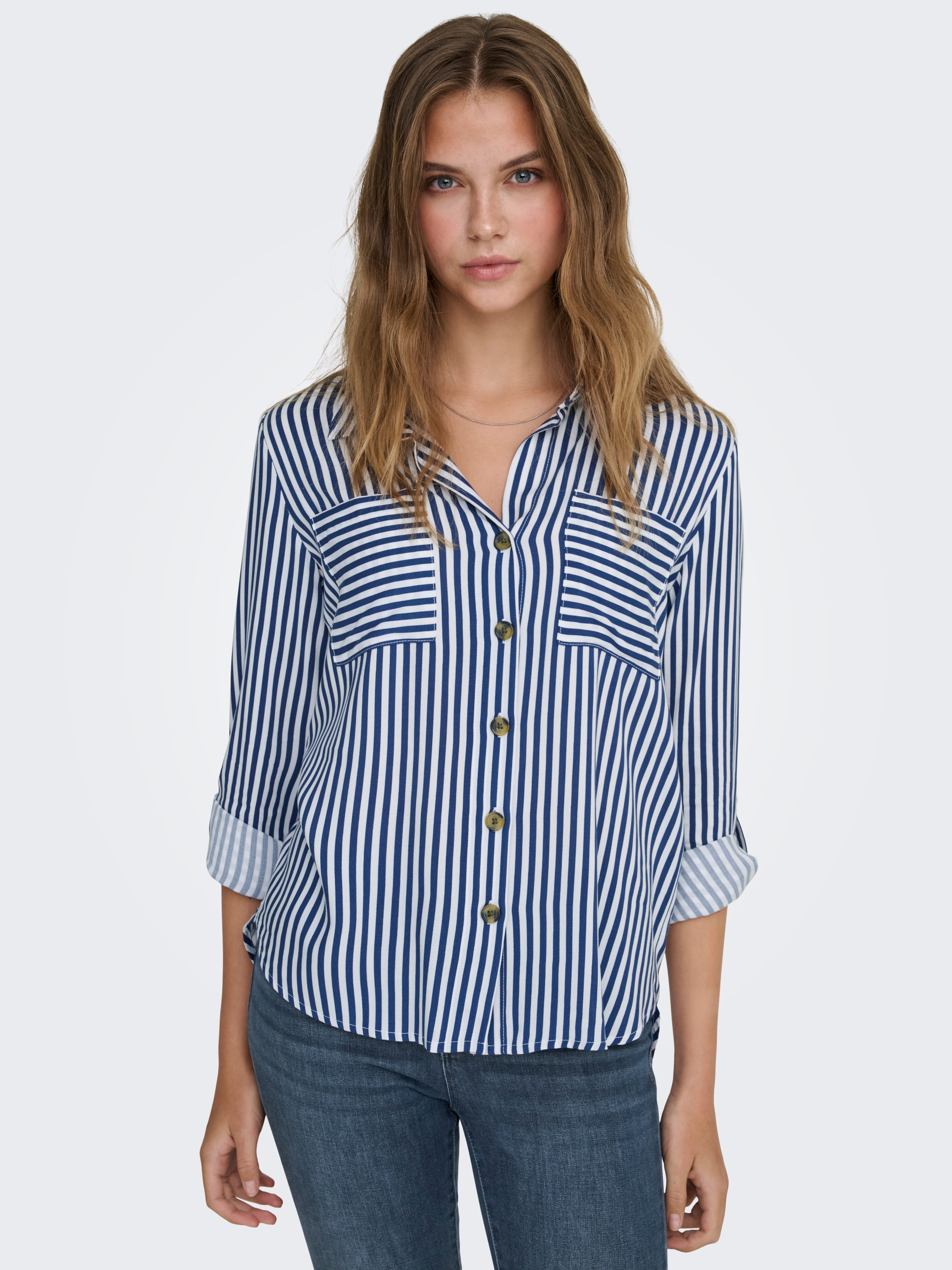 ONLY Hemdbluse ONLYASMIN SHIRT L/S WVN NOOS