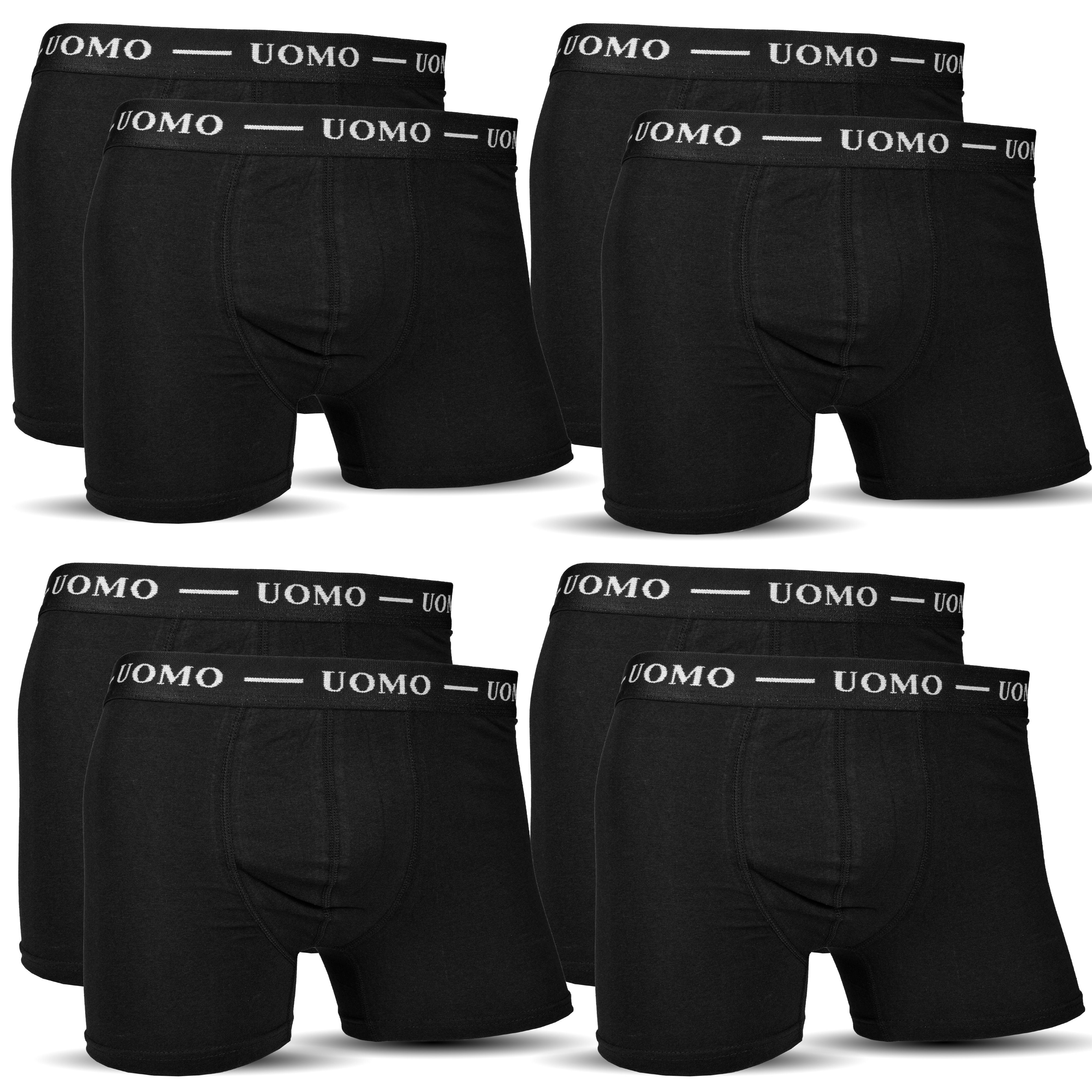 Socked Retro Boxer Herren Boxershorts Baumwolle (10-St) enganliegend, Übergröße, M-4XL