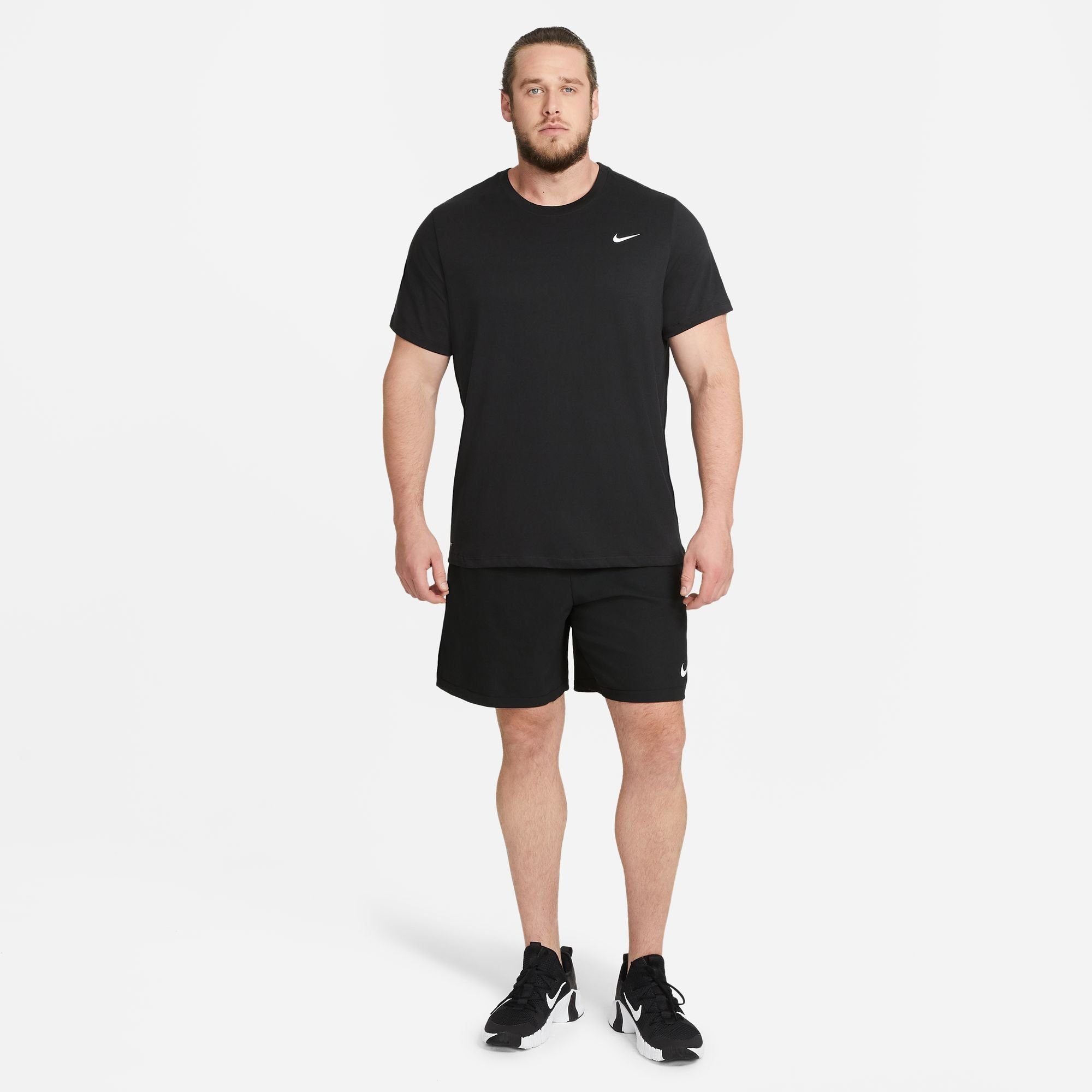 Trainingsshirt Nike T-SHIRT MEN'S DRI-FIT FITNESS schwarz