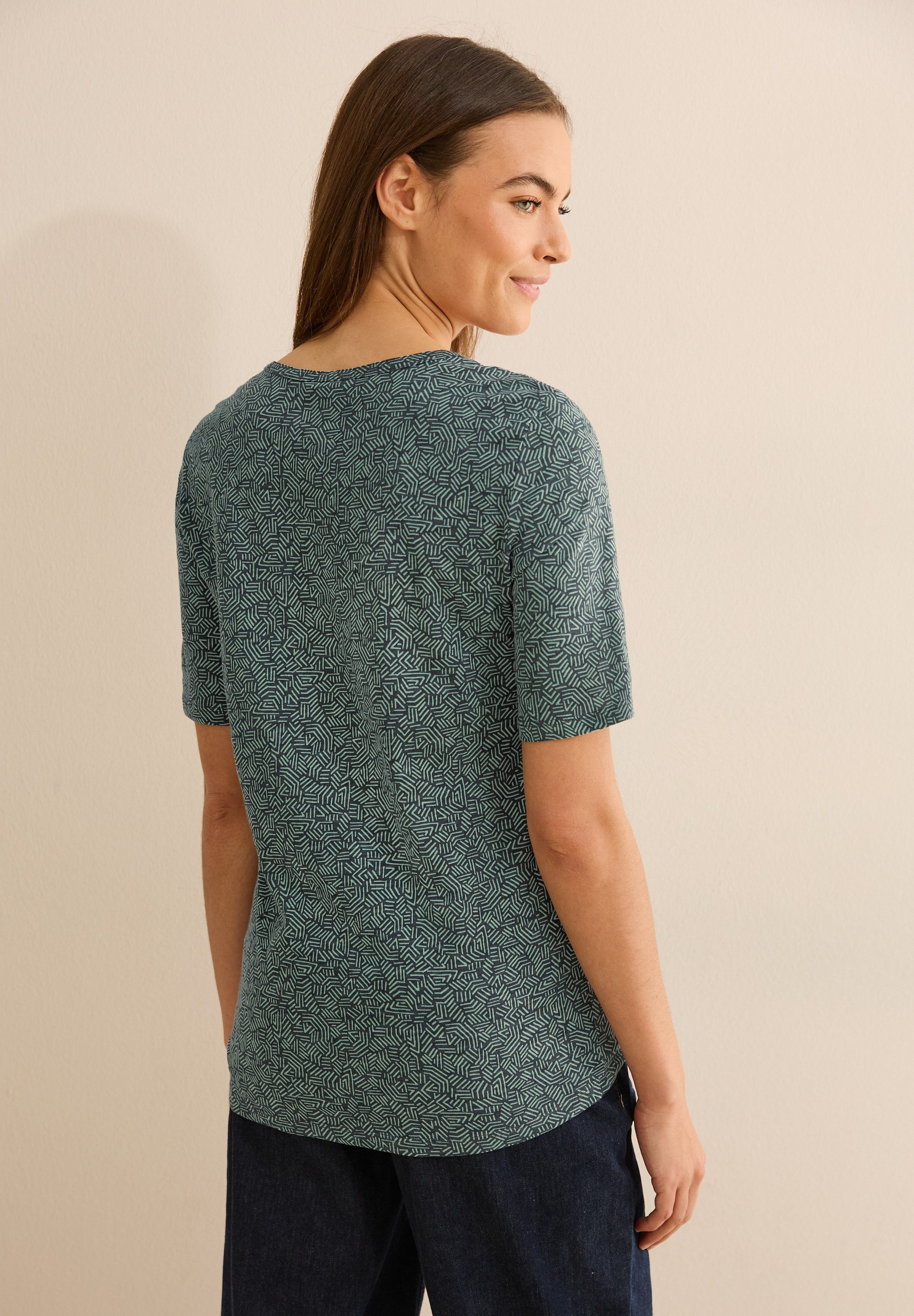 CECIL T-Shirt mit grafischem Muster günstig online kaufen