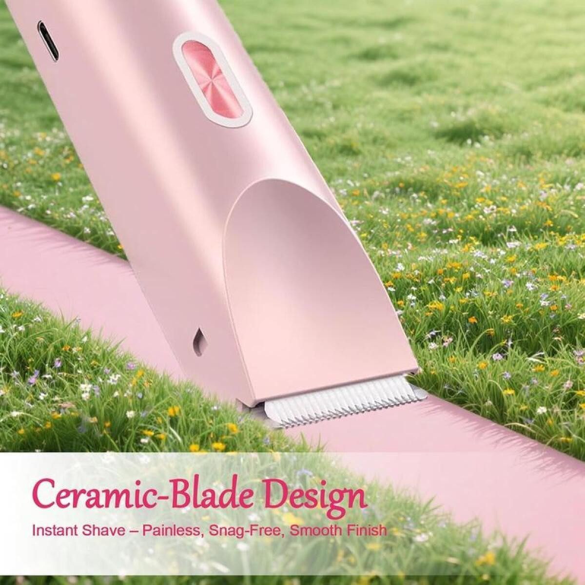 FELIXLEO Beauty-Trimmer Bikini-Rasierer, 2-in-1-Doppelkopf-Bikini-Trimmer & Körperrasierer