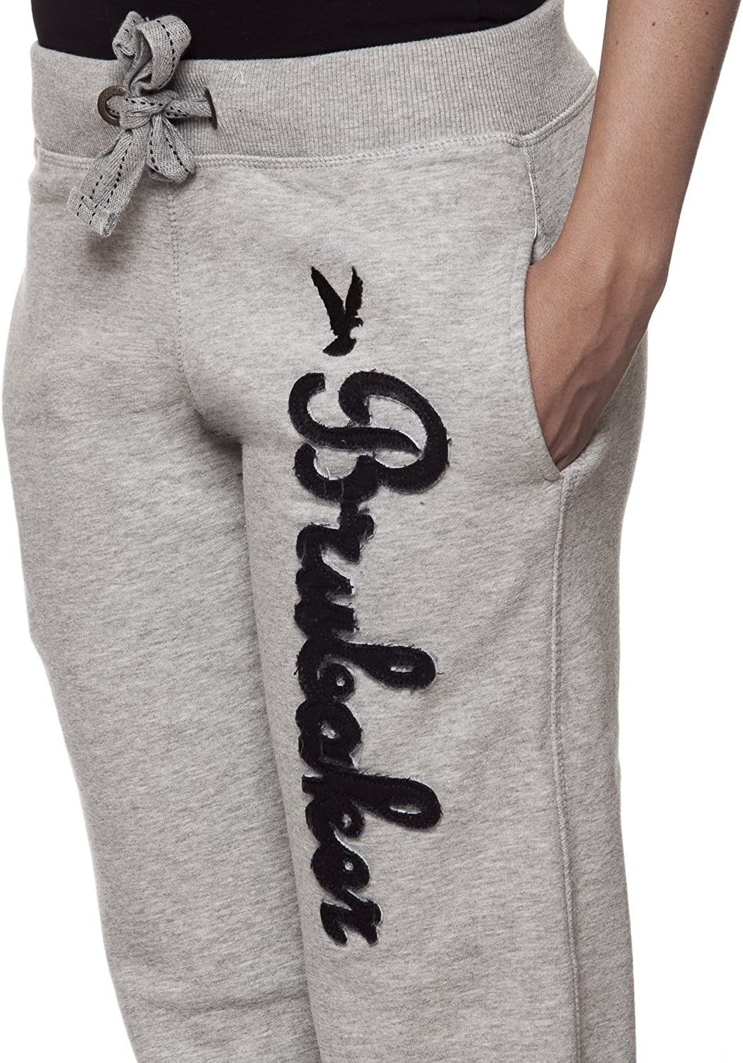 BRUBAKER Jogginghose Damen Fitness Workout Hose - N.Y. Eagle American Style (1-tlg) Sporthose warm - Trainingshose Sweathose