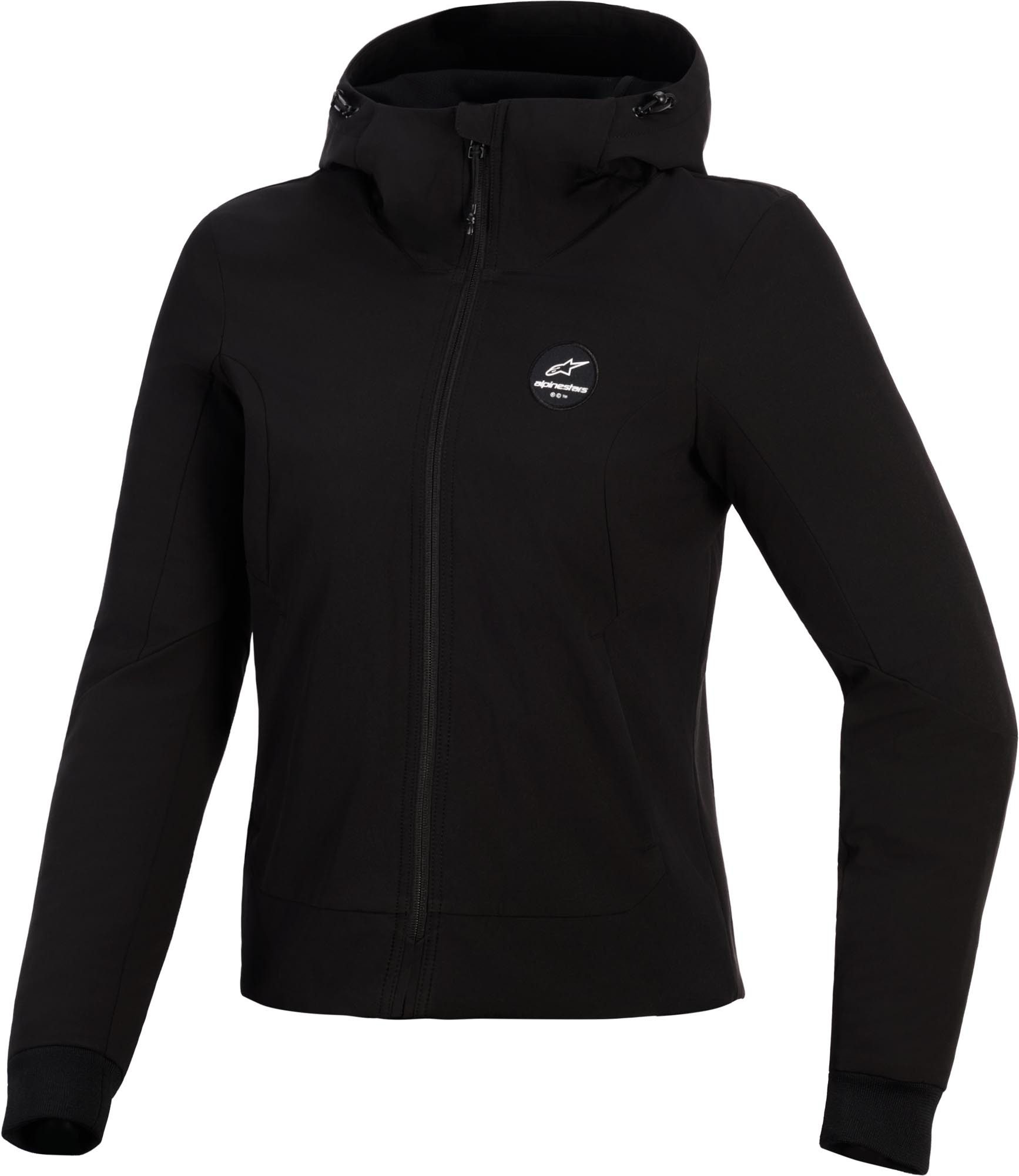 Alpinestars Motorradjacke Stella Radium Tech Damen Motorrad Zip Hoodie Airbag vorbereitet,Ellenbogenprotektoren enthalten,Schulterprotek