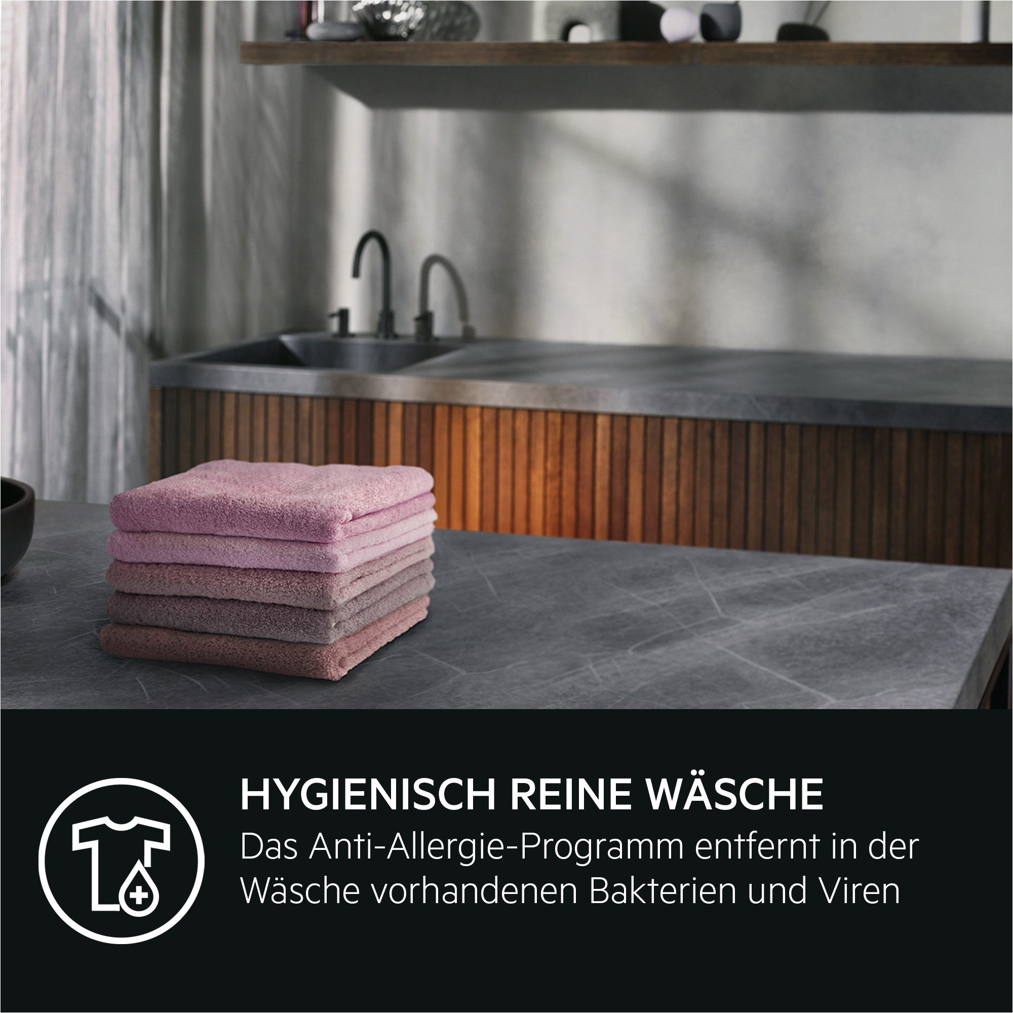 AEG Waschtrockner 6000 ProSense® LWK6A50680, 8 kg, 4 kg, 1600 U/min, Wash-to-Dry: Per Knopdruck Waschen und Trocknen in einem Durchgang – Bild 5 von 5