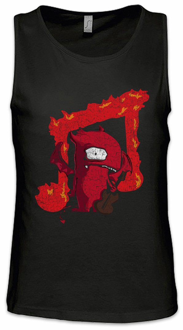Tanktop Music Devil Ärmelloses T-ShirtGuitar Rock Metal Player Gitarre