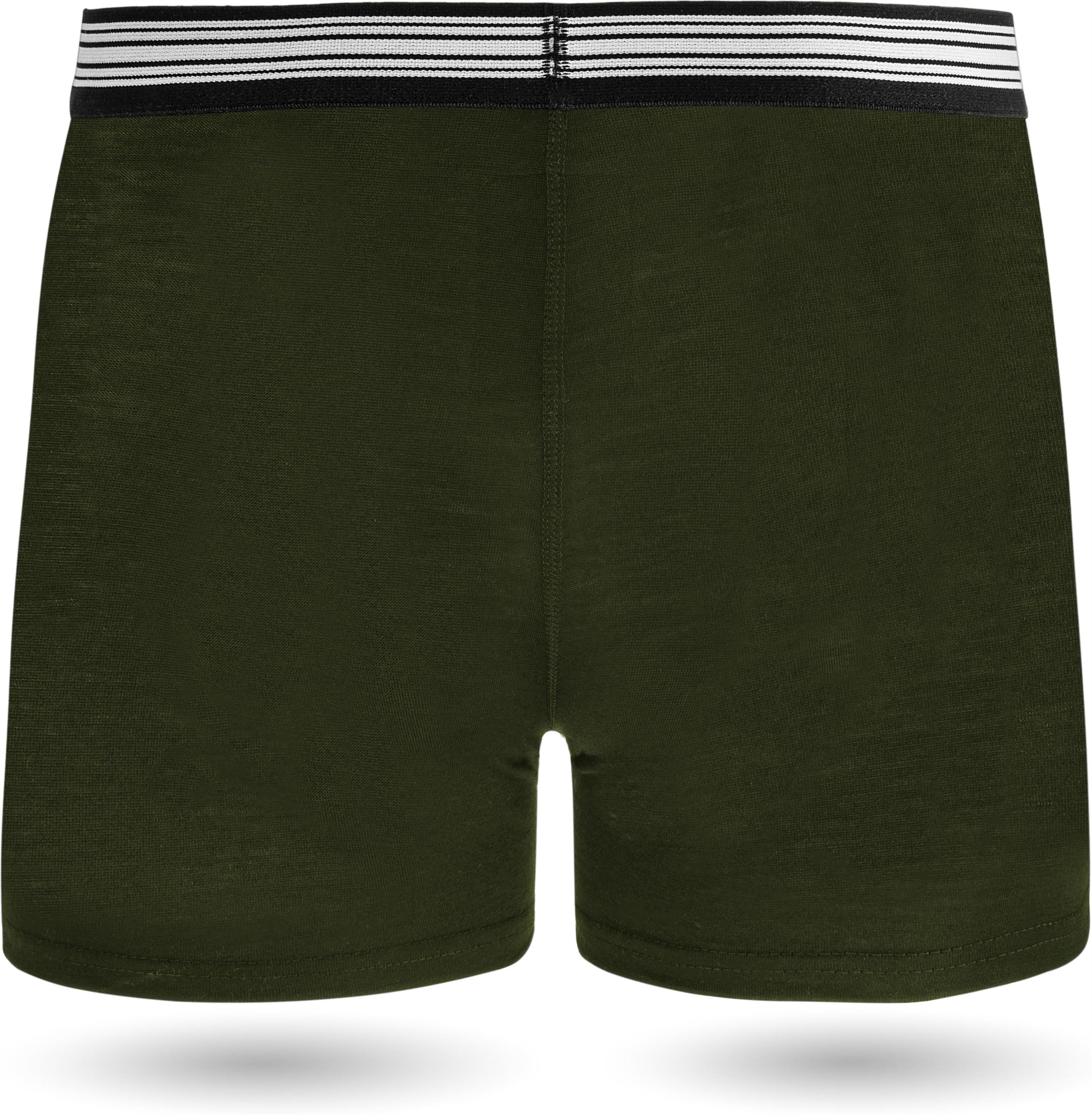 normani Retro Boxer 2er Pack Herren Merino Boxershorts Unterhose Sportunterhose Funktionsunterwäsche aus 100% Merinowolle