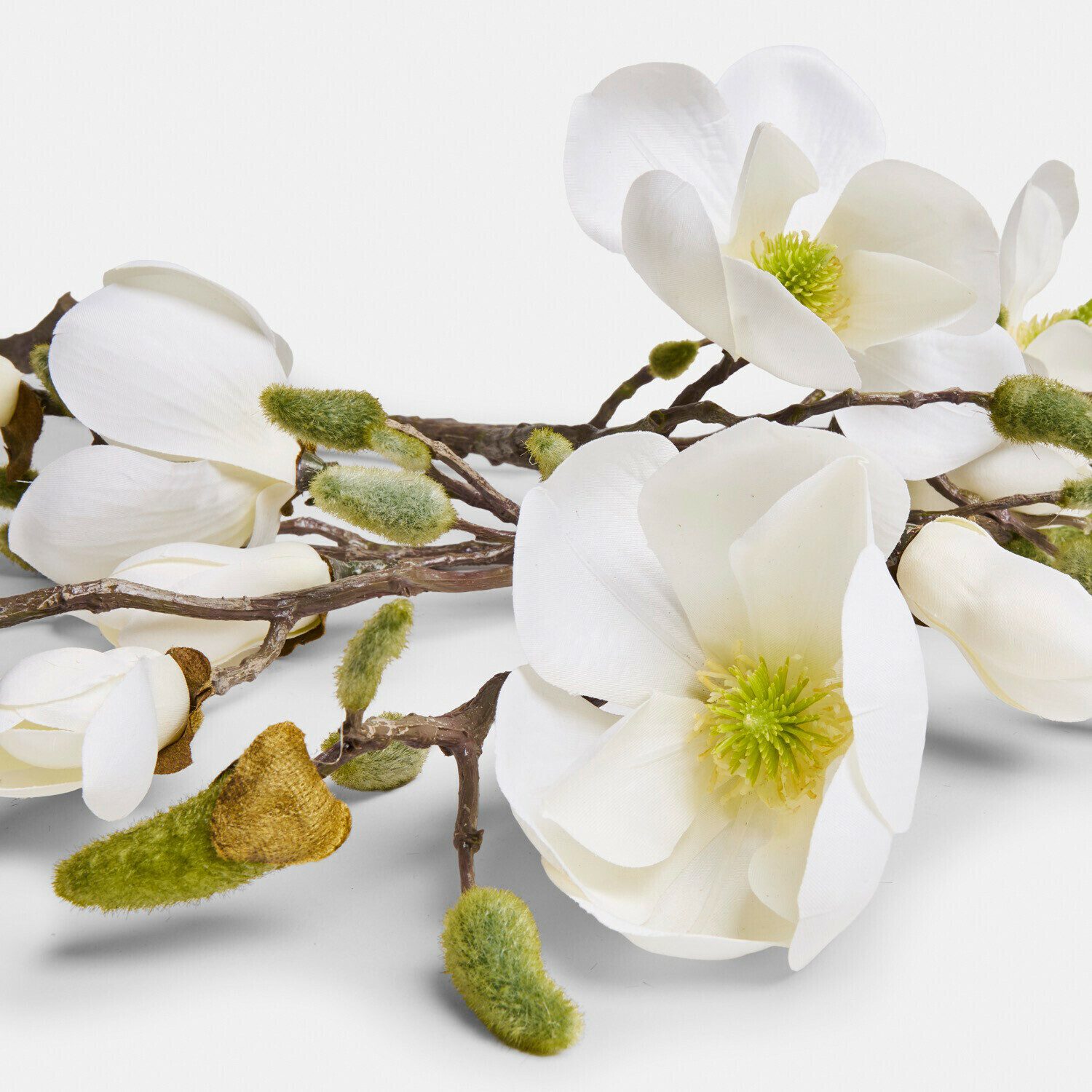 Kunstblume Deko-Blume 2er Set Aurélines creme, Mirabeau, Höhe 86.0 cm – Bild 4 von 4