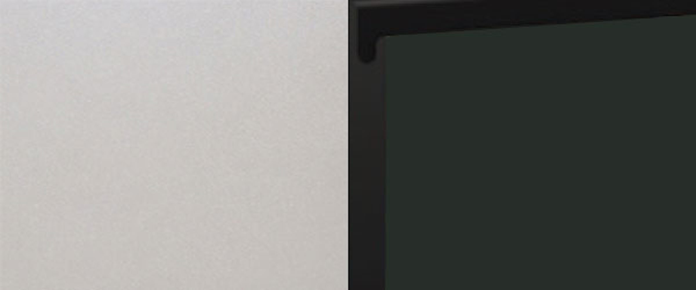 Gasdruckdämpfer super grifflos Klapptür smaragdgrün Korpusfarbe wählbar matt & 60cm Feldmann-Wohnen Front- & Velden Mikrowellenumbauschrank