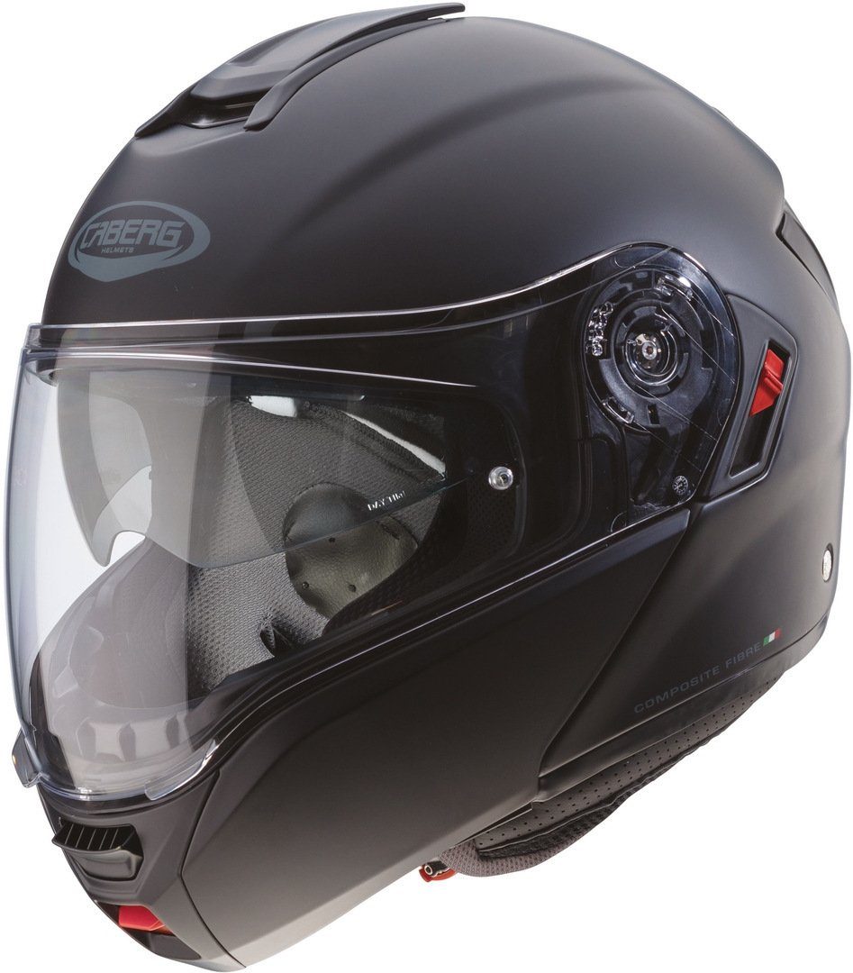 Caberg Motorradhelm Levo X Klapphelm, vorbereitet für Kommunikationssystem,integriertes Sonnenvisier