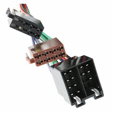 Bolwins R32C Autoradio ISO Verlängerung Kabel Radio Adapter Stecker auf Buchse Audio-Kabel