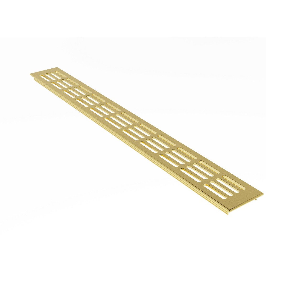 MS Beschläge Lüftungsgitter Belüftungsgitter Gold eloxiert b 60mm Stegblech