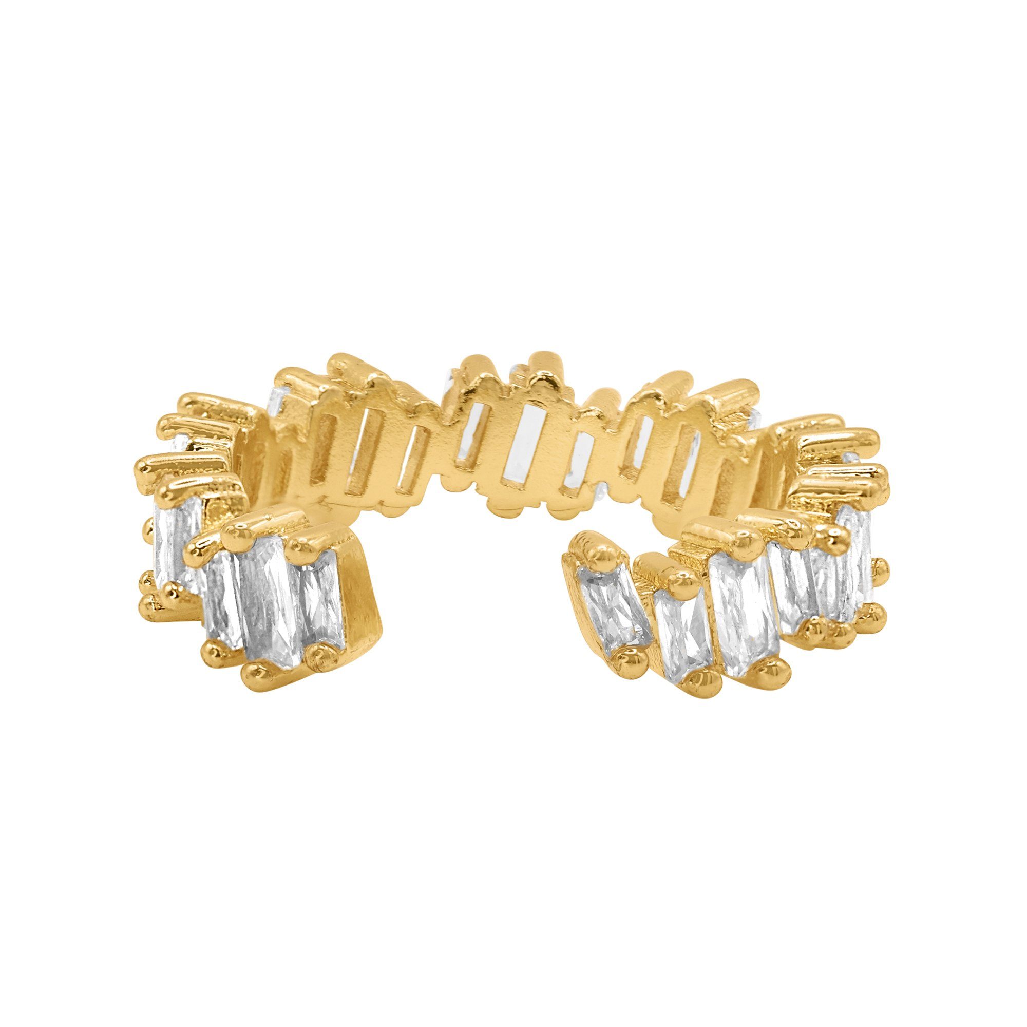 goldfarben für 1-tlg., Heideman Steinen mit Ring Frauen Geschenkverpackung), (Ring, Fingerring inkl. Lynn