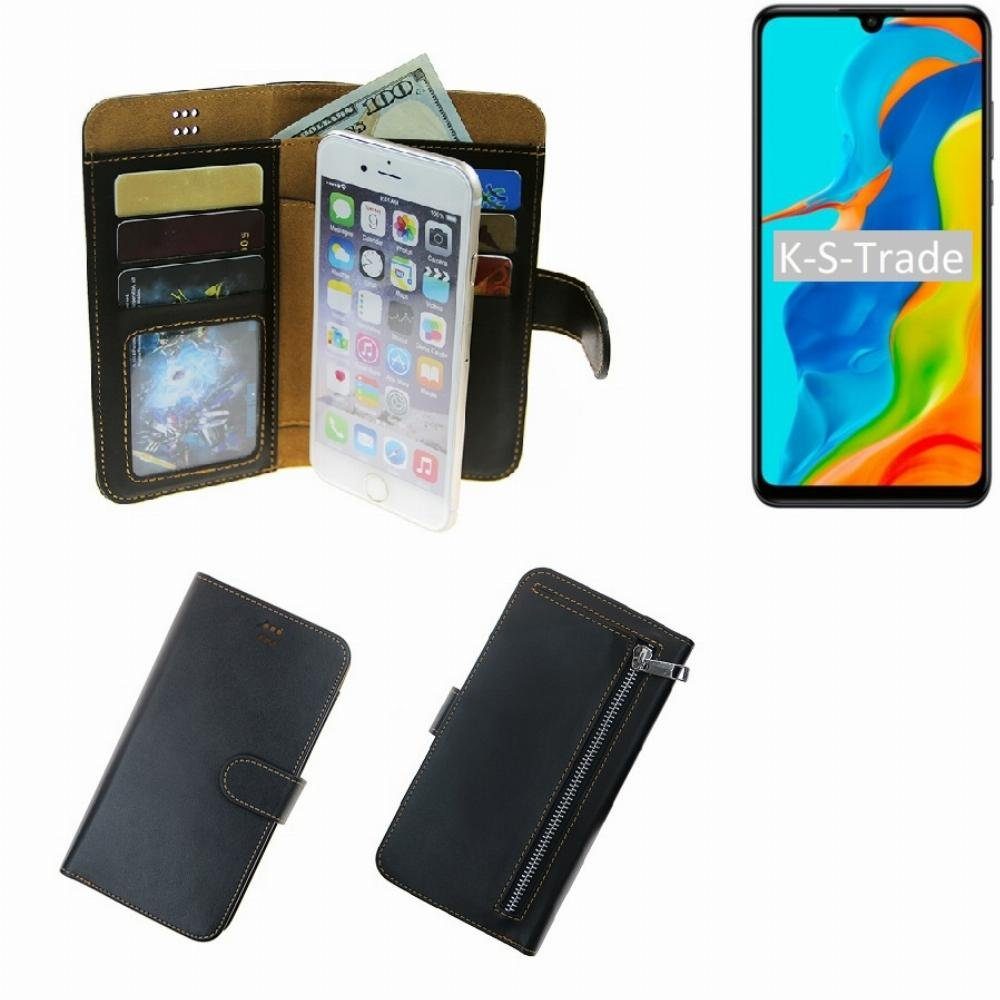 K-S-Trade Handyhülle für Huawei P30 lite New Edition, Schutz Hülle Klapphülle Case Phone cover Slim Handytasche Handy