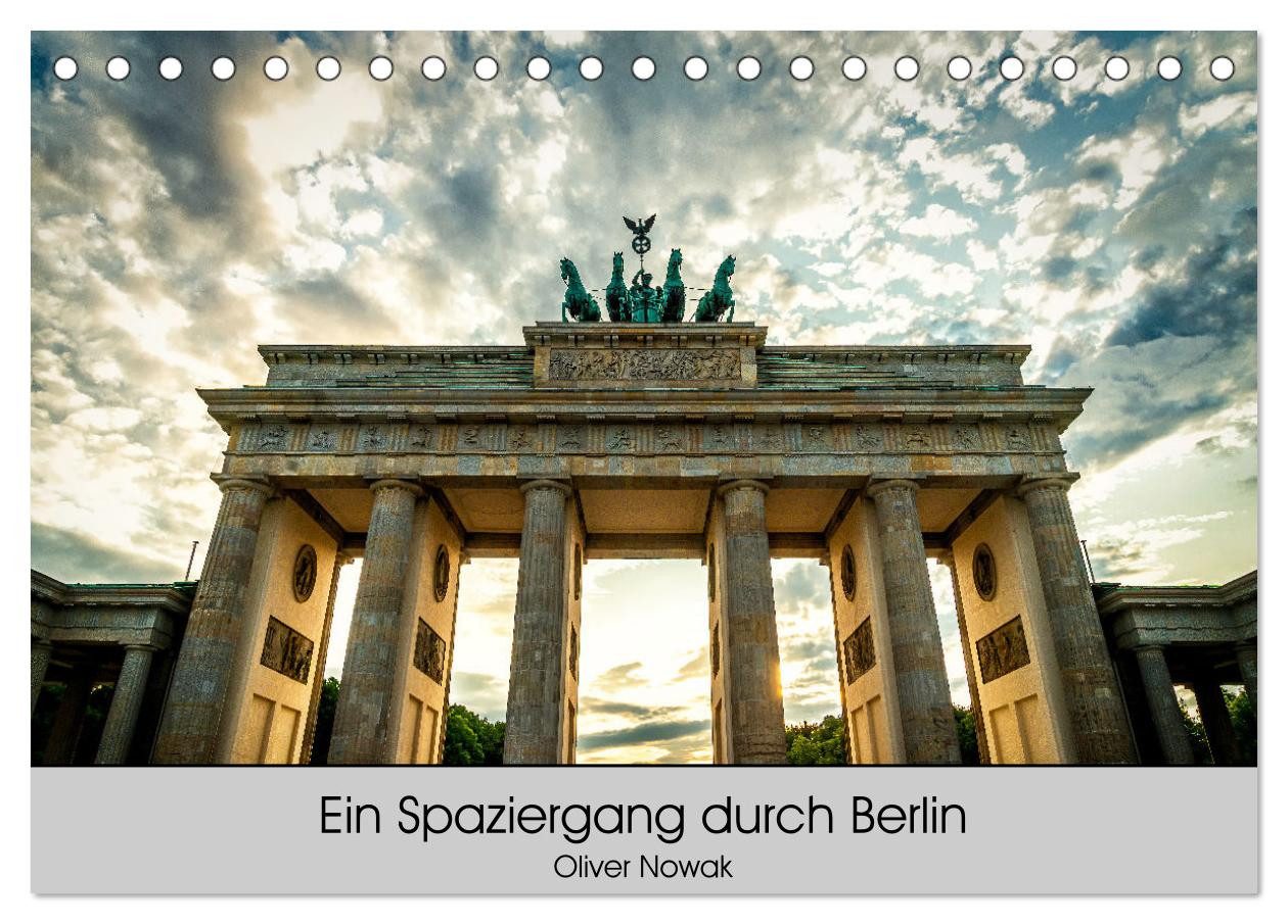 CALVENDO Wandkalender Ein Spaziergang durch Berlin (Tischkalender 2026 DIN A5 quer), CALVEND