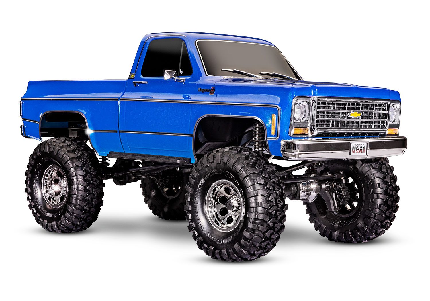 Traxxas RC-Buggy Traxxas RC Crawler TRX-4 Chevy K10 High Trail RTR Blau