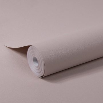 Superfresco Easy Vliestapete Uni Textured Tany, uni, (1 St), Rosa - 10m x 52 cm