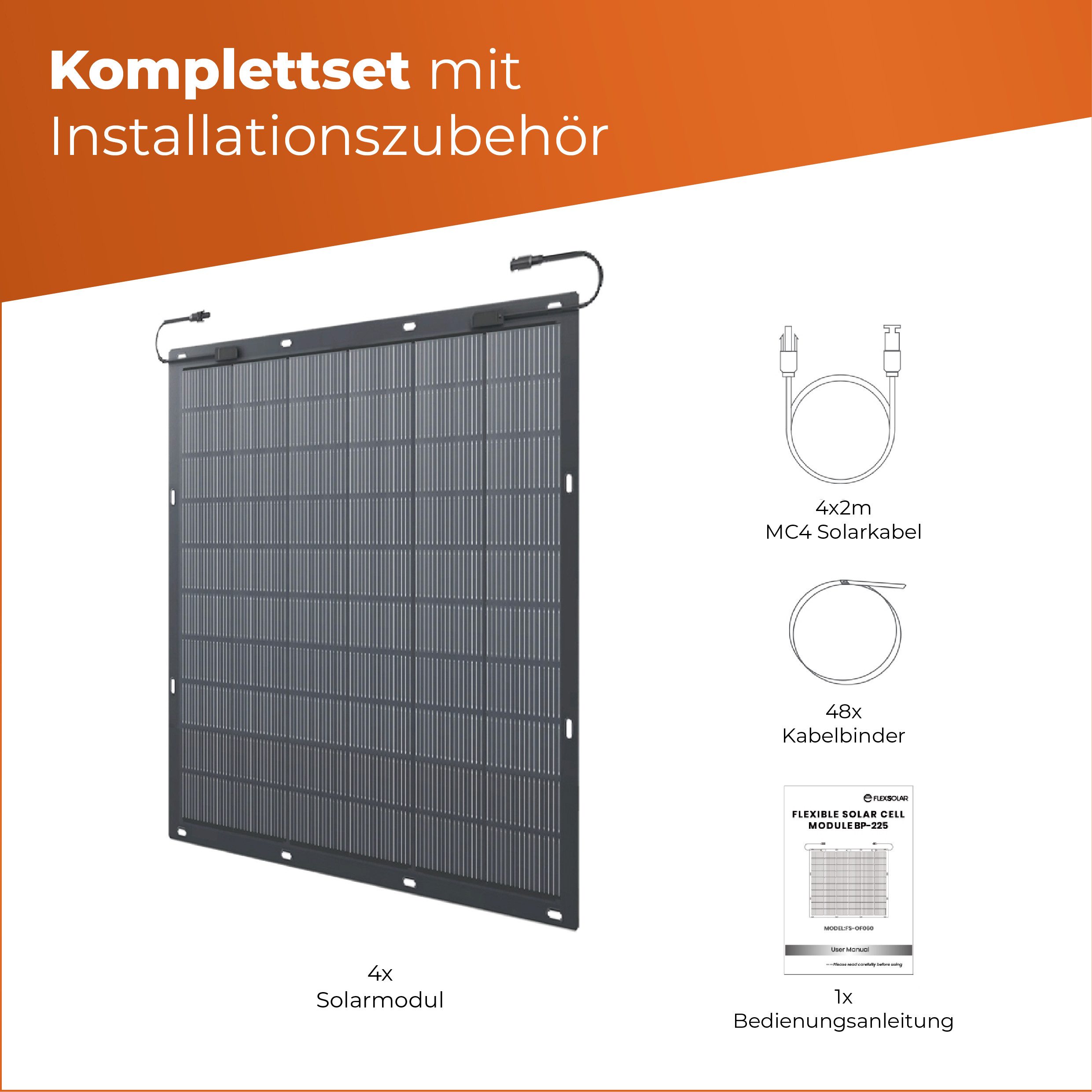 Solarway Balkonkraftwerk 900 Watt Flex mit Envertech 600/800 Watt Wechselrichter, 900 W, Prismatische LiFePO₄-Zellen – Bild 5 von 5