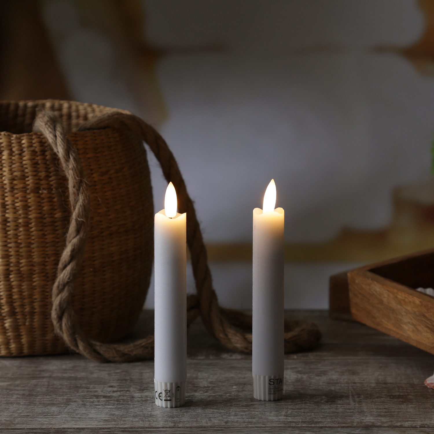 MARELIDA LED-Kerze LED Stabkerzen Tafelkerzen Dinner günstig online kaufen