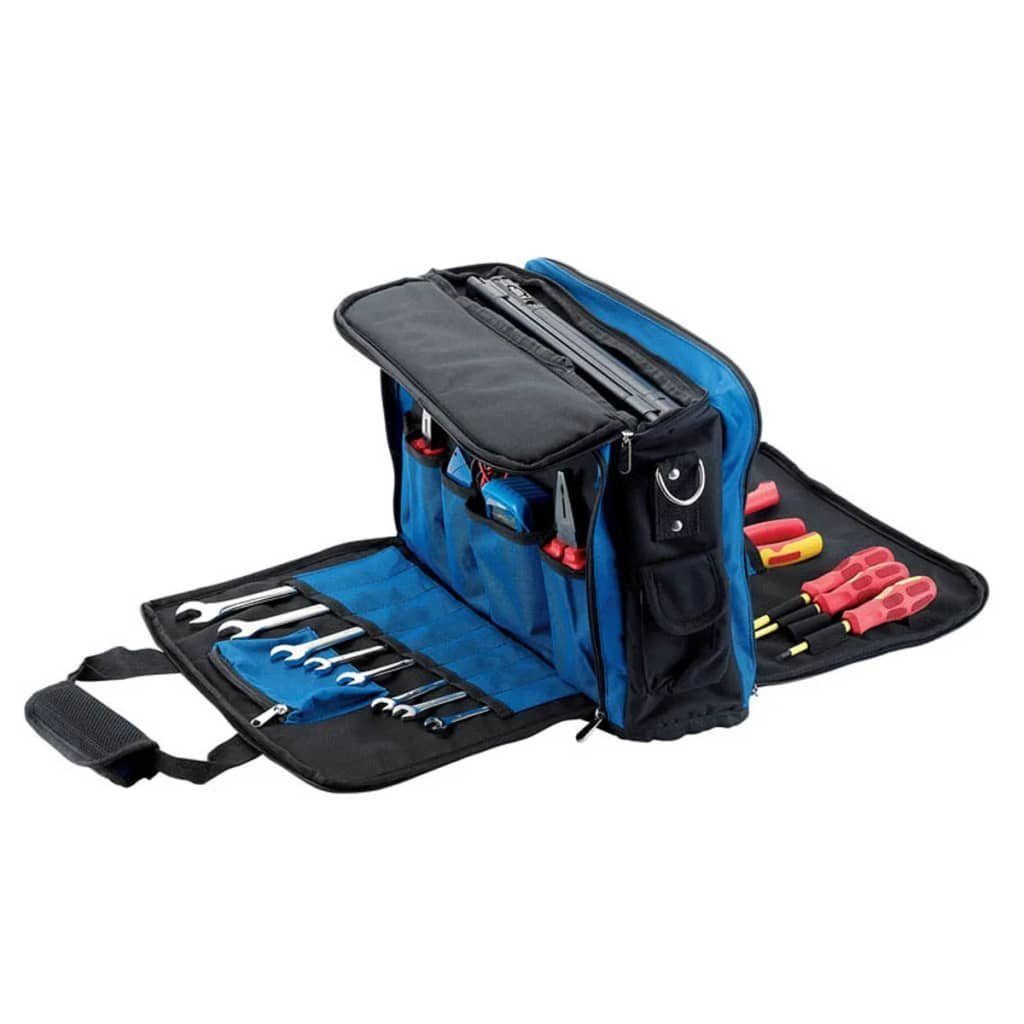 Draper Tools Werkzeugtasche Profi-Laptoptasche für Techniker Blau und Schwarz 89209