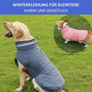 Daisred Hundejacke Reflektierend Wasserdichter Hundemantel Winter Jacke