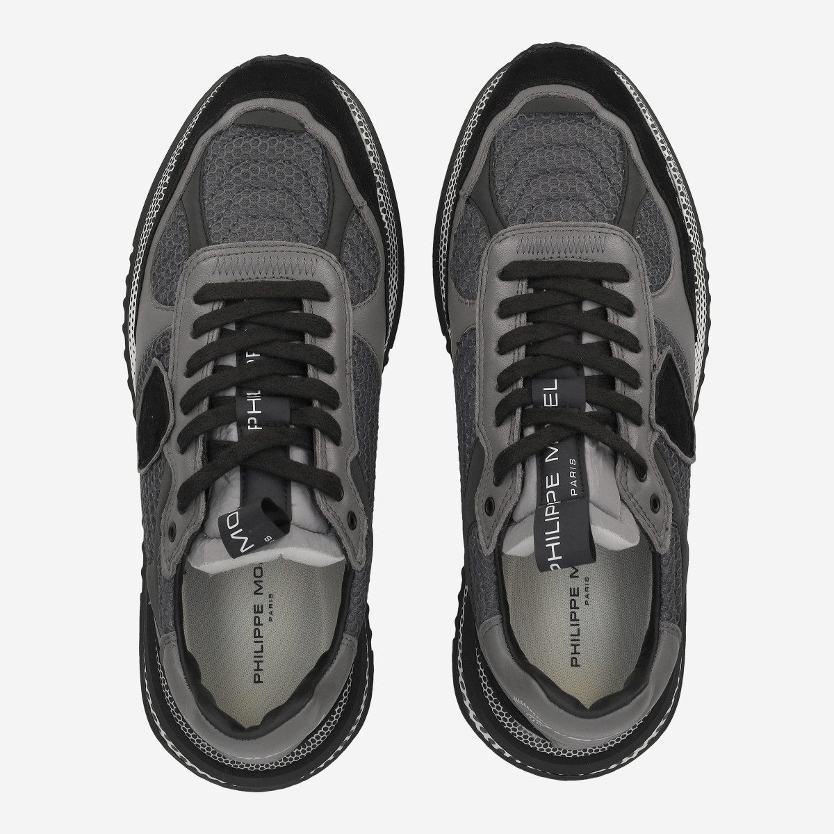 PHILIPPE MODEL Philippe Model OLYMPIQUE LOW, Sneaker, Schwarz, kombiniert, Herren Sneaker