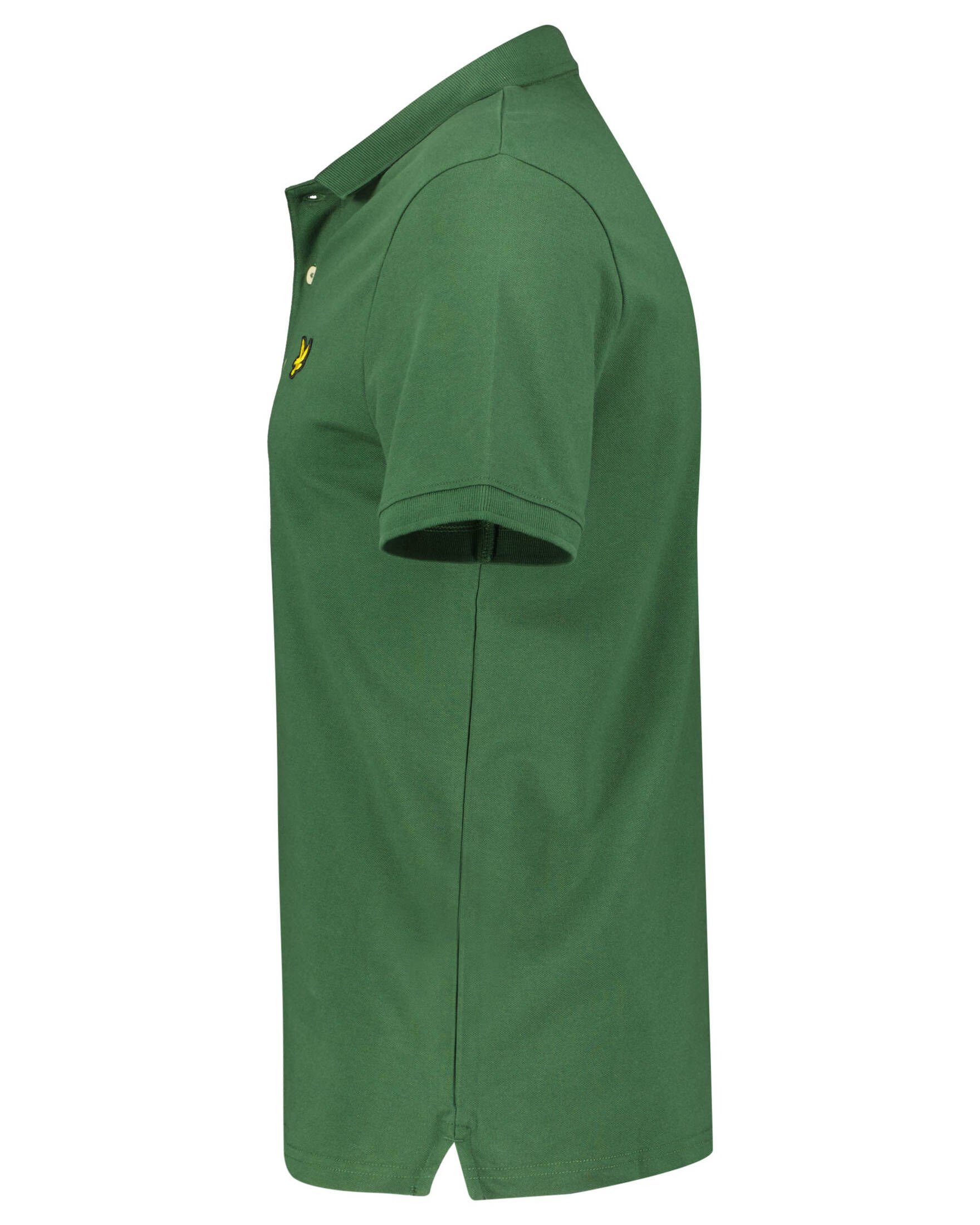 (1-tlg) Herren Poloshirt SHIRT (400) Poloshirt PLAIN Lyle Scott grün POLO & Kurzarm
