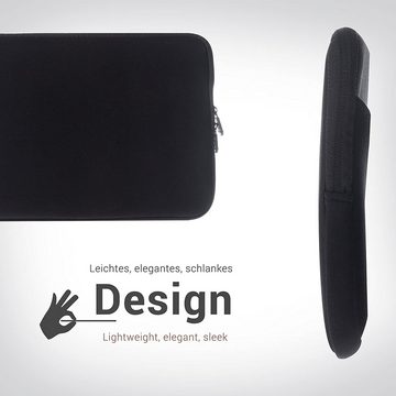 honju Tablet-Mappe Darkroom Tablet-Tasche 10" - 11", Neopren, Große Außentasche mit Reißverschluss und weichem Innenfutter