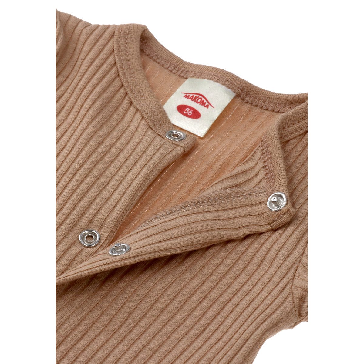 Makoma Strampler Ripp Unisex Kinder Einteiler, Overall, Babyanzug, Babyoverall, Babyanzug