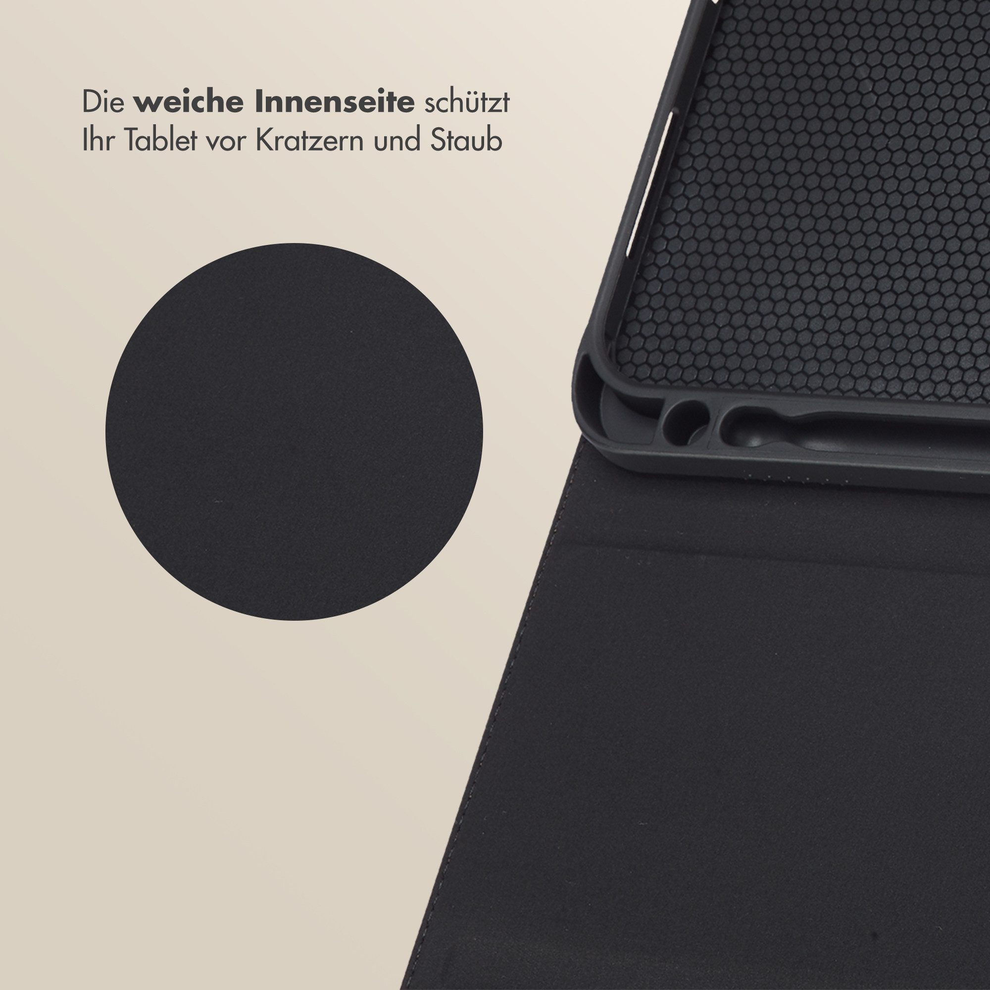 Selencia Tablet-Mappe Selencia Sabi Klapphülle mit Leopardenmuster Samsung Galaxy Tab A11 Pl – Bild 4 von 5