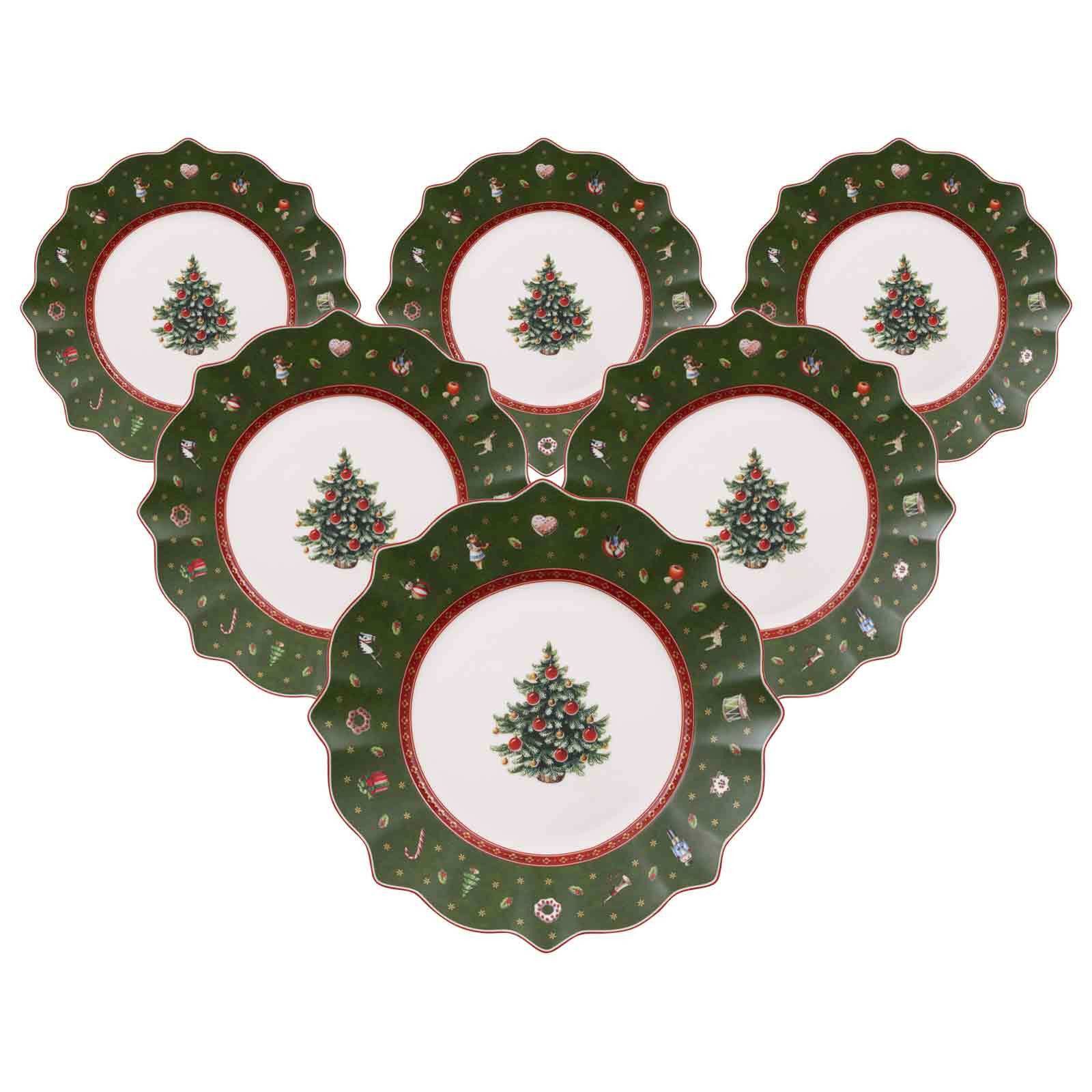 Villeroy & Boch Frühstücksteller Toy's Deligth Frühstücksteller ø 24,5 cm 6er Set, (6 St)