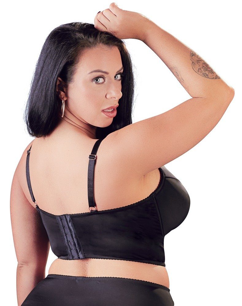 Cottelli CURVES Beha set kant Zwart/Roze