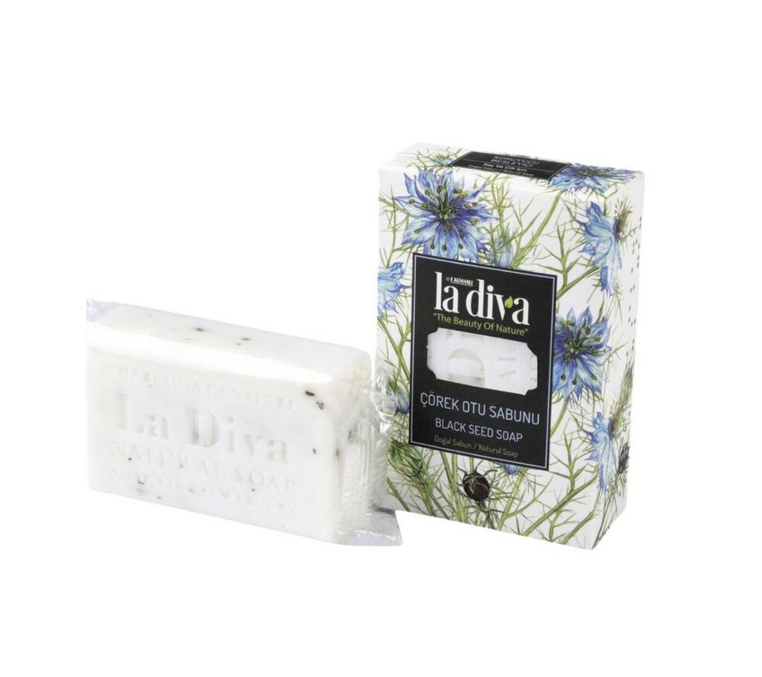 Handseife Schwarzkümmelöl Seife 100 g Duftseife, 1-tlg., zur Reinigung und Pflege von empfindlicher und gereizter Haut
