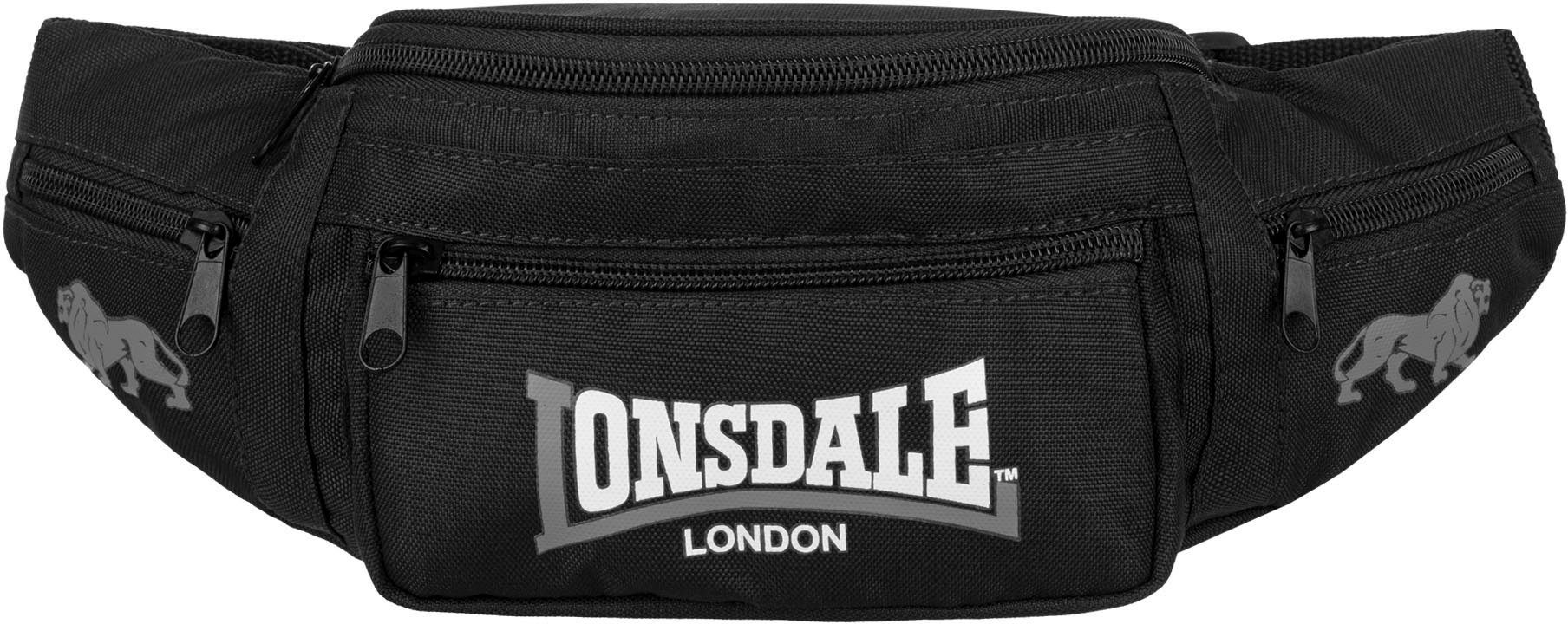 Lonsdale Gürteltasche HIP, mit Reißverschlusstaschen, pflegeleicht, schnell trocknend