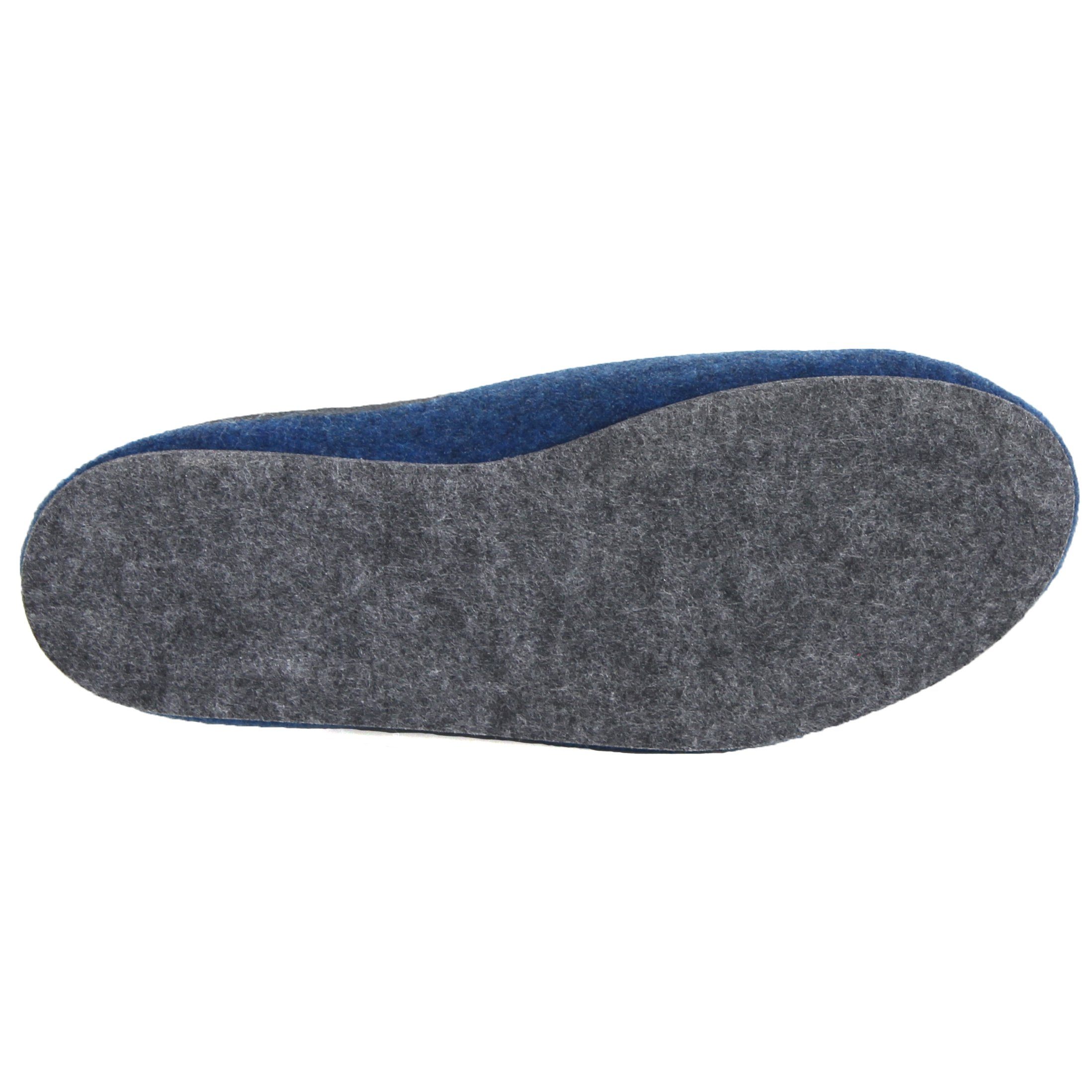 Pantoffelmann Filz Pantoffel Herren Damen Hauspantoffel Filzpantoffel Hausschuhe Pantoffel (1 Paar) Filzpantoffeln, Gästepantoffel besonders leicht