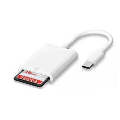 Bolwins D65 USB-C auf SD Kartenleser Speicherkarte OTG Kartenlesegerät Kabel Computer-Adapter